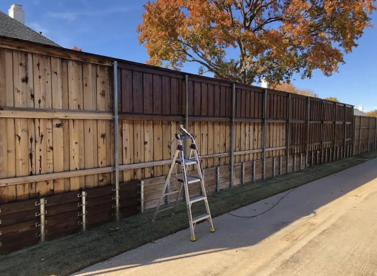 Fence Deck Staining Exterior